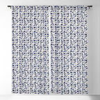 William Morris Vintage Rosehip Indigo Blue Window Curtain Gallery Image 5