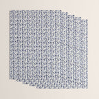 William Morris Vintage Rosehip Indigo Blue Wrapping Paper Gallery Image 3