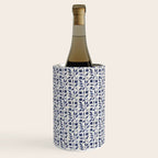 William Morris Vintage Rosehip Indigo Blue Wine Chiller Gallery Image 1