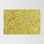 retro flower power wallpaper dreams // art by surfy birdy Rug Gallery Image 2