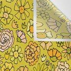retro flower power wallpaper dreams // art by surfy birdy Wall Tapestry Gallery Image 3
