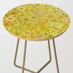 retro flower power wallpaper dreams // art by surfy birdy Side Table Gallery Image 2