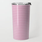 Minimal Arch XXVII Blush Pink Modern Geometric Lines Travel Mug Gallery Image 2