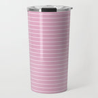 Minimal Arch XXVII Blush Pink Modern Geometric Lines Travel Mug Gallery Image 1