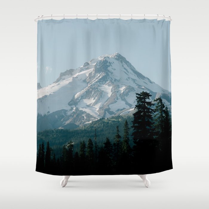 Mount Hood XII Shower Curtain Gallery Image 1