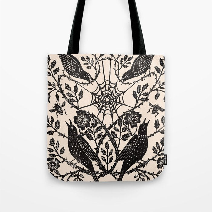 Tangle Rose Tote Bag Gallery Image 1