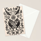 Tangle Rose Stationery Card Gallery Image 2
