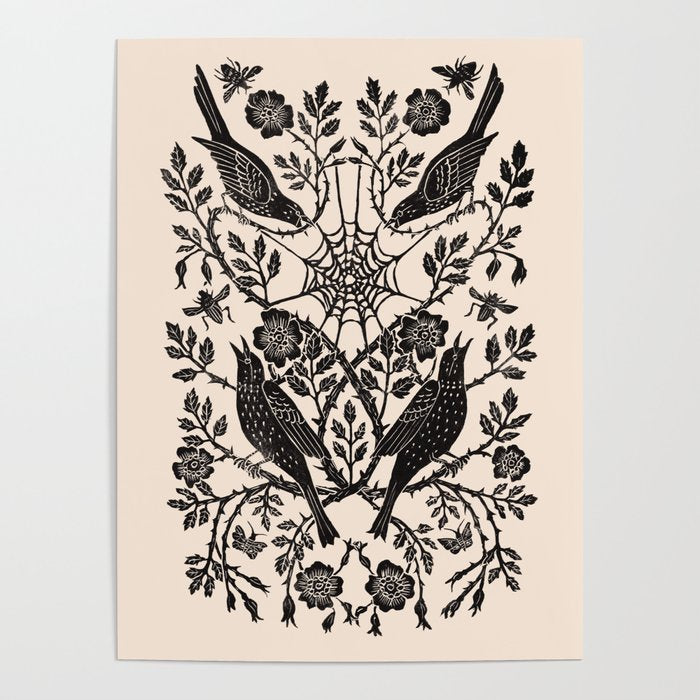 Tangle Rose Poster Gallery Image 1