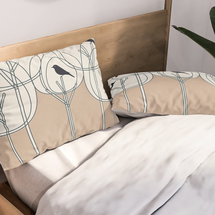 Song from the Branches 3 Pillow Sham Gallery Image 2