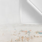 At The Beach (twelve) - minimal beach series by Ingrid Beddoes Wall Tapestry Gallery Image 3