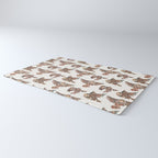 Owls in Flight - Brown Palette Rug Gallery Image 3