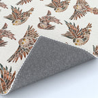 Owls in Flight - Brown Palette Rug Gallery Image 4