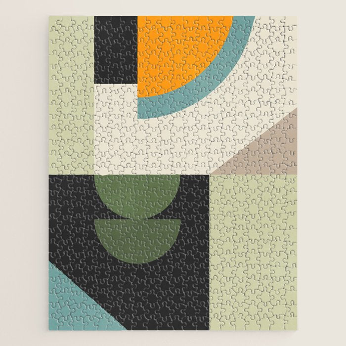 Abstract Geometric Shapes 25 Jigsaw Puzzle Gallery Image 1