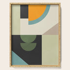 Abstract Geometric Shapes 25 Serving Tray Gallery Image 1
