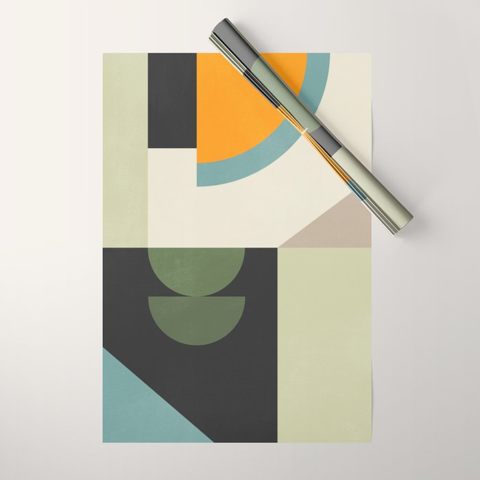 Abstract Geometric Shapes 25 Wrapping Paper Gallery Image 1