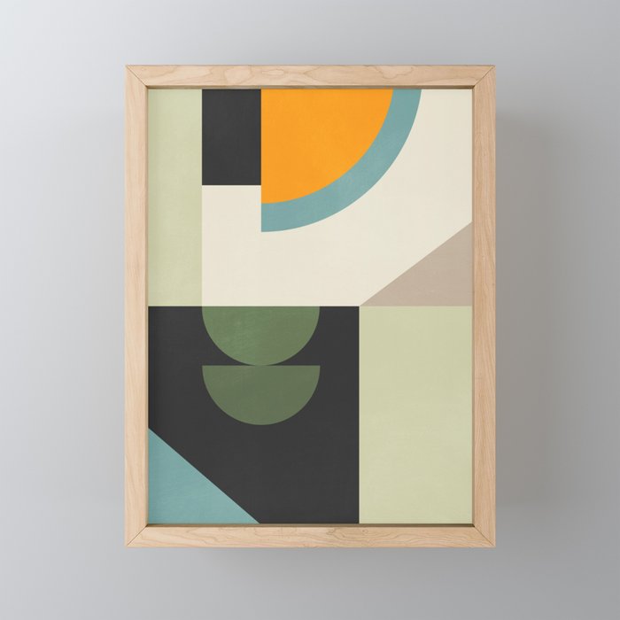 Abstract Geometric Shapes 25 Mini Art Print Gallery Image 1