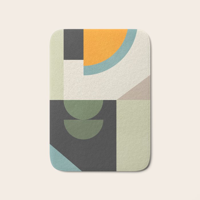 Abstract Geometric Shapes 25 Bath Mat Gallery Image 1