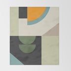 Abstract Geometric Shapes 25 Throw Blanket Gallery Image 2