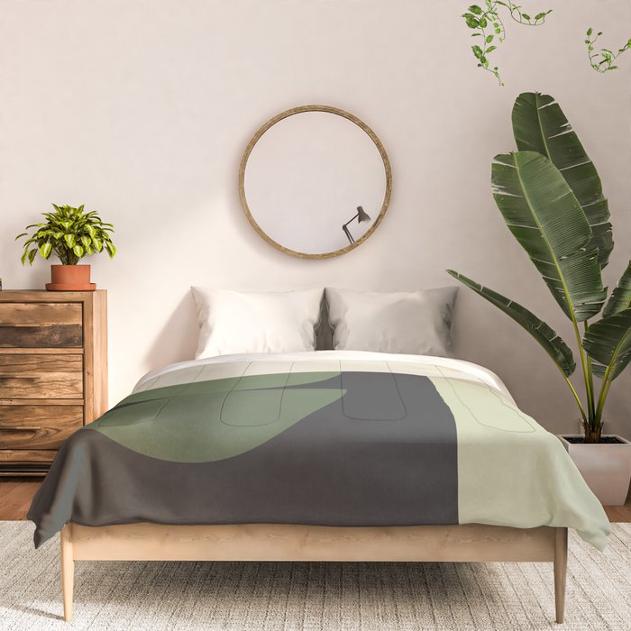 Abstract Geometric Shapes 25 Comforter Gallery Image 3