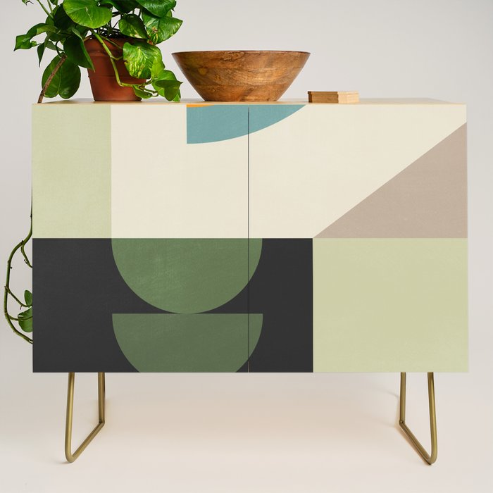 Abstract Geometric Shapes 25 Credenza Gallery Image 1