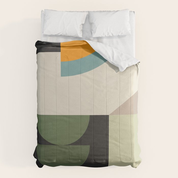Abstract Geometric Shapes 25 Comforter Gallery Image 1