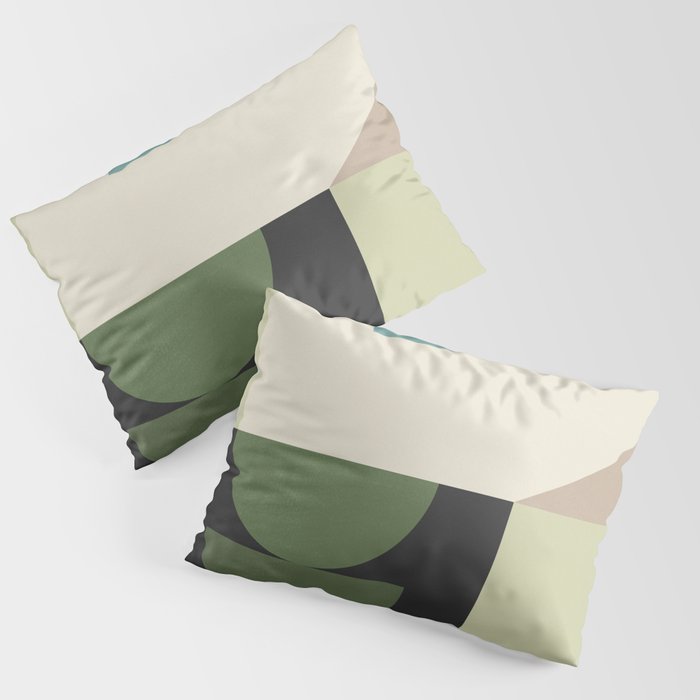 Abstract Geometric Shapes 25 Pillow Sham Gallery Image 1