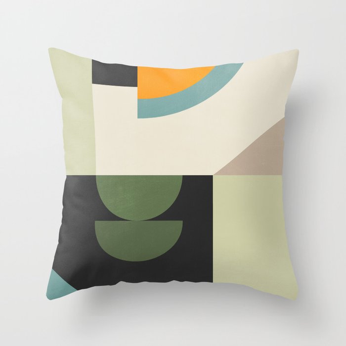 Abstract Geometric Shapes 25 Throw Pillow Gallery Image 6