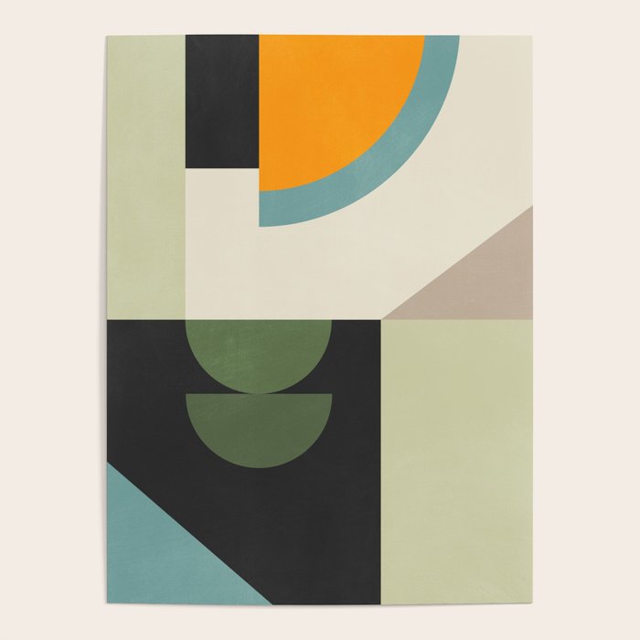 Abstract Geometric Shapes 25 Poster Gallery Image 4