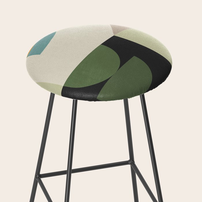Abstract Geometric Shapes 25 Stool Gallery Image 2