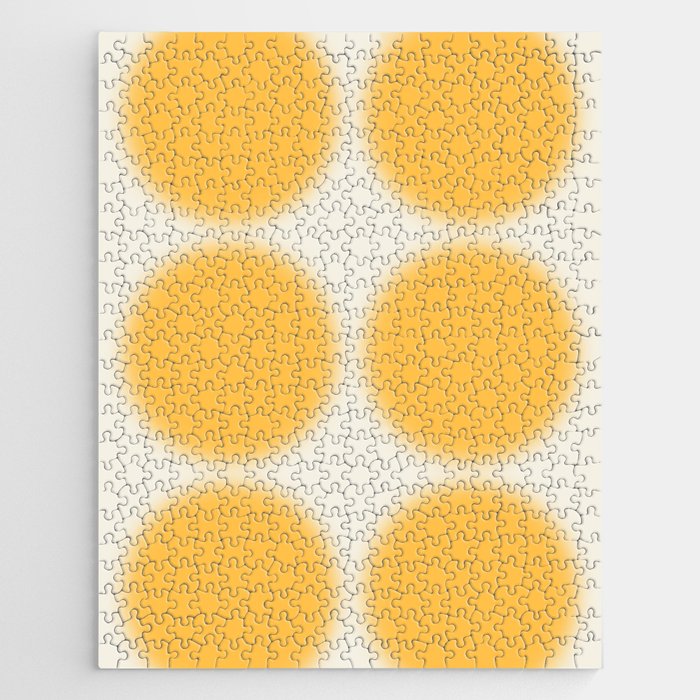 Abstraction_SUN_YELLOW_CIRCLE_BLUR_LOVE_POP_ART_0602A Jigsaw Puzzle Gallery Image 1