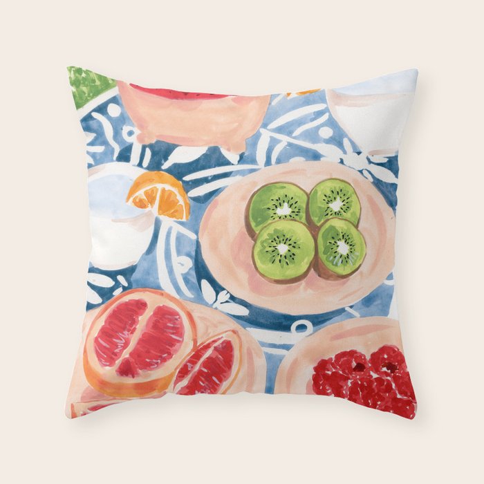 Summer Picnic Throw Pillow Gallery Image 6