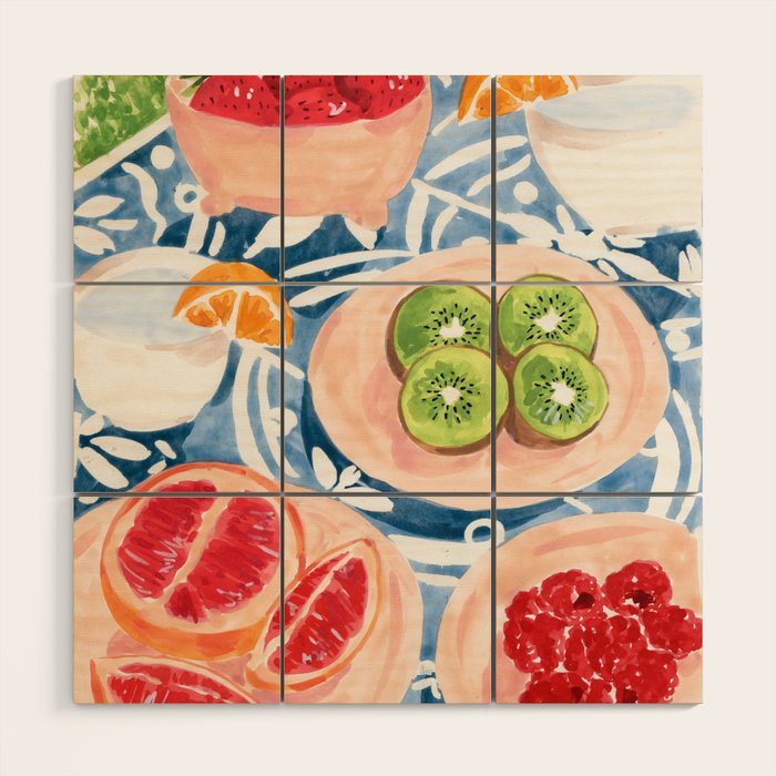 Summer Picnic Wood Wall Art Gallery Image 1
