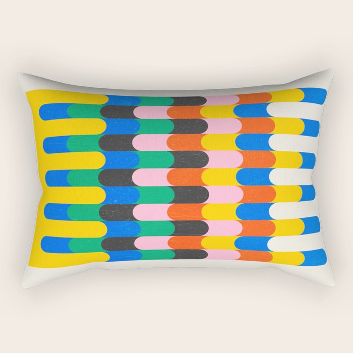 Alignment: Bauhaus 1919 Exhibition 04 Rectangular Pillow Gallery Image 2