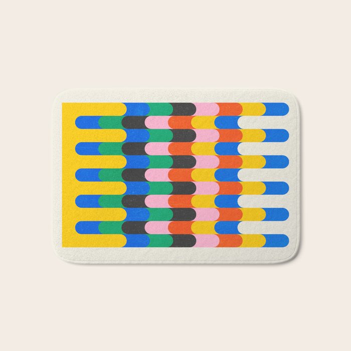 Alignment: Bauhaus 1919 Exhibition 04 Bath Mat Gallery Image 1