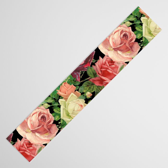 Vintage & Shabby chic - floral roses flowers rose Table Runner Gallery Image 3