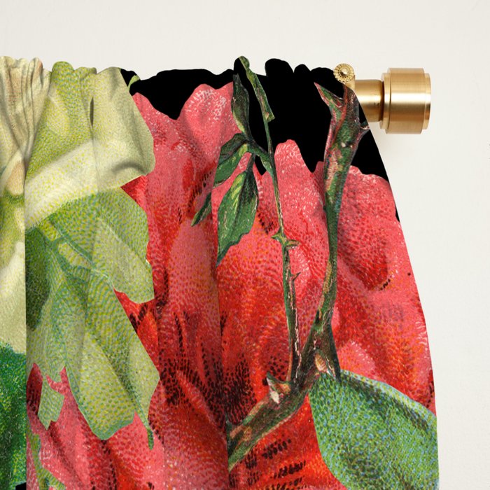 Vintage & Shabby chic - floral roses flowers rose Window Curtain Gallery Image 2