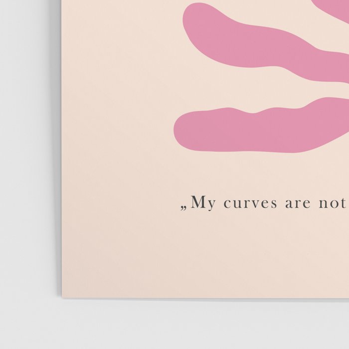 Matisse Cut Out Pink Leaf Poster Gallery Image 3