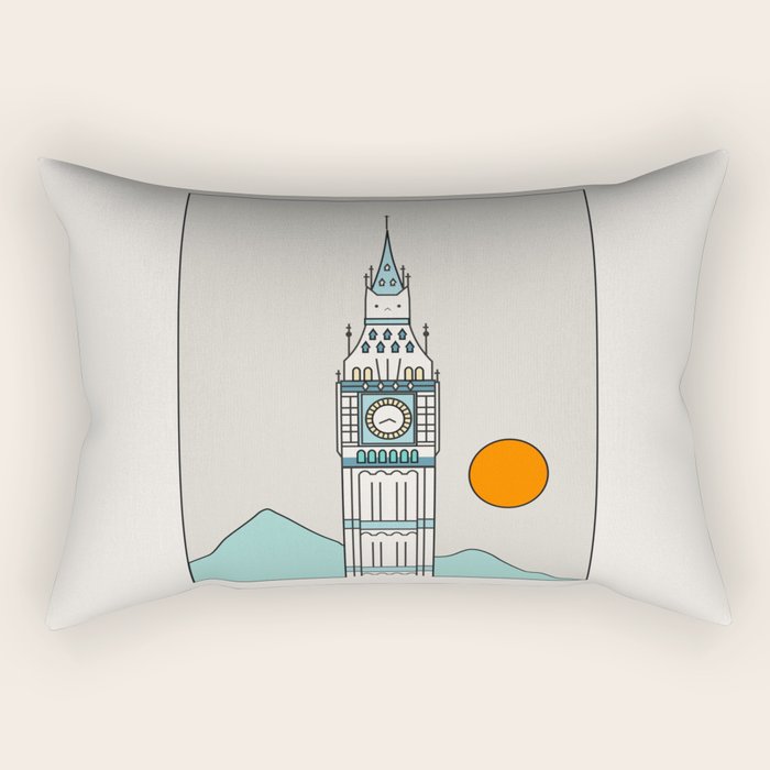 Cat Landscape 24 Rectangular Pillow Gallery Image 1