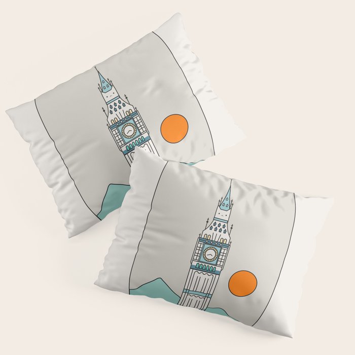 Cat Landscape 24 Pillow Sham Gallery Image 1