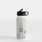 Cat Landscape 24 Water Bottle Gallery Image 1