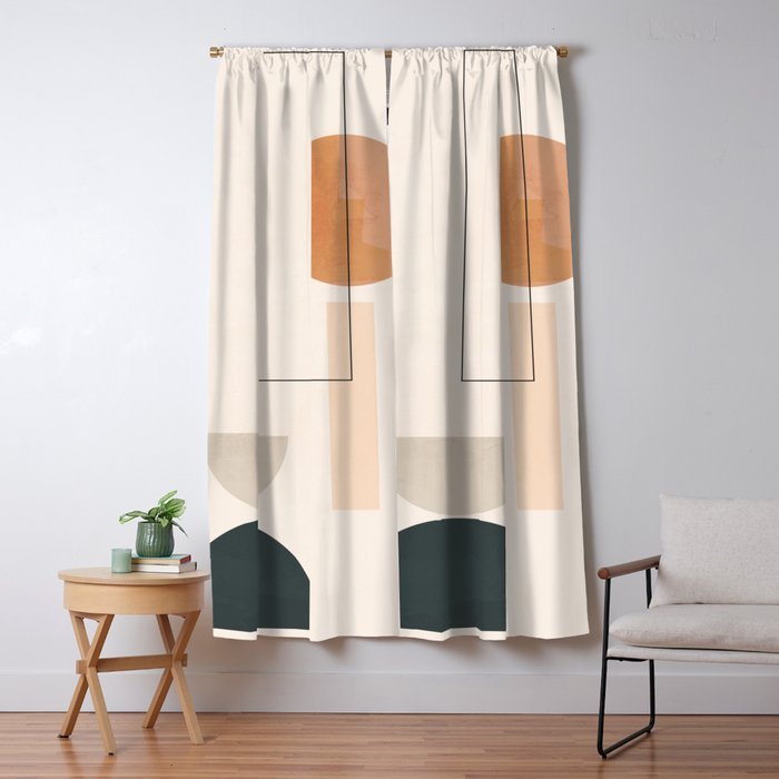 Minimal Abstract Shapes 16 Window Curtain Gallery Image 5