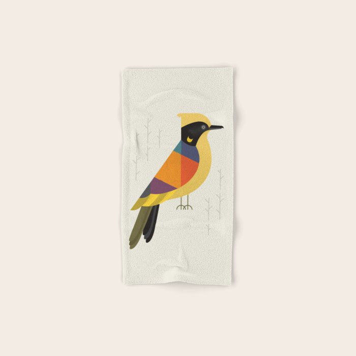 Helmeted Honeyeater Bath Towel Gallery Image 1