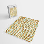 Abstract Linocut Pattern #7 Jigsaw Puzzle Gallery Image 2