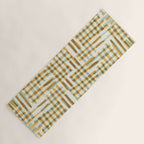 Abstract Linocut Pattern #7 Yoga Mat Gallery Image 1