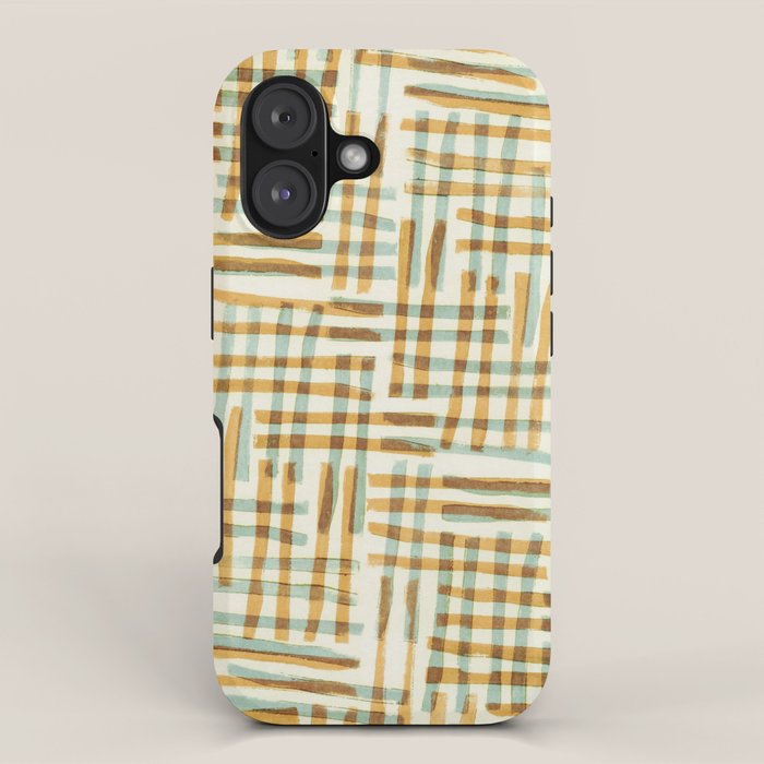 Abstract Linocut Pattern #7 iPhone Case Gallery Image 1