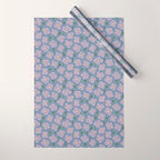 Little flowers in lavender and blue Wrapping Paper Gallery Image 1