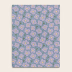 Little flowers in lavender and blue Notebook Gallery Image 4
