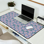 Little flowers in lavender and blue Desk Mat Gallery Image 2