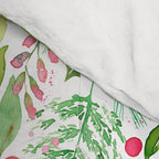 Holiday Christmas Winter Nature Botanical Leaves Green Comforter Gallery Image 4