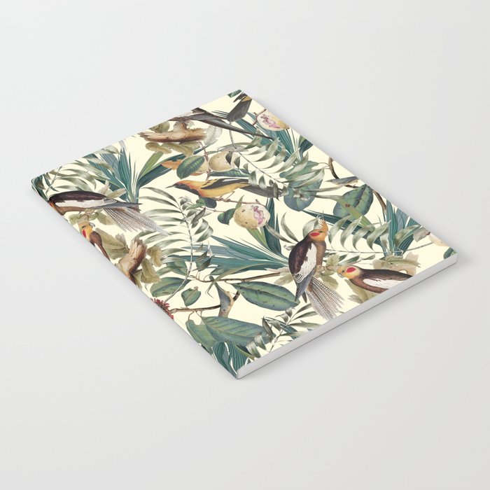 Floral and Birds Vintage Garden Notebook Gallery Image 2